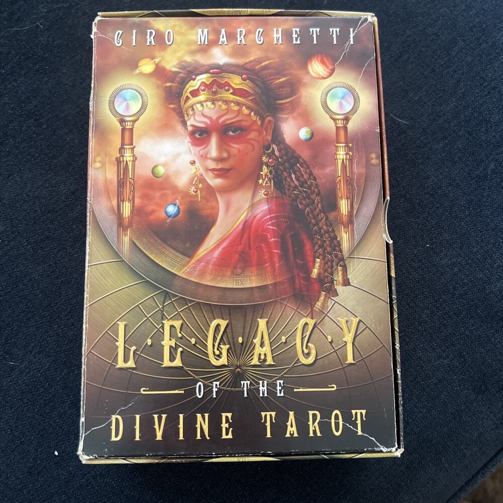 Legacy of the Divine Tarot Complete Tarot Deck & Guidebook Ciro Marchetti GOOD